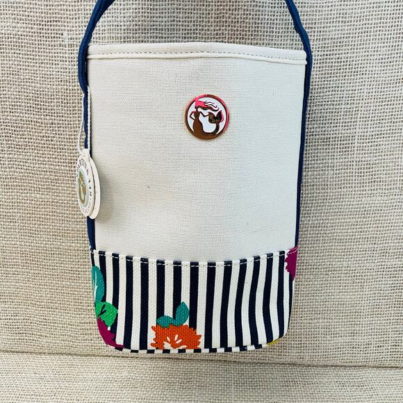 Spartina 449 Shelter Cove Double Wine Bottle Caddy, NWT, Ready to Sunset Cruise! - Picture 1 of 10